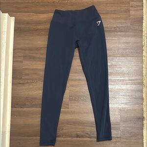 GYMSHARK Navy Blue Lift Seamless High-Waisted Leggings